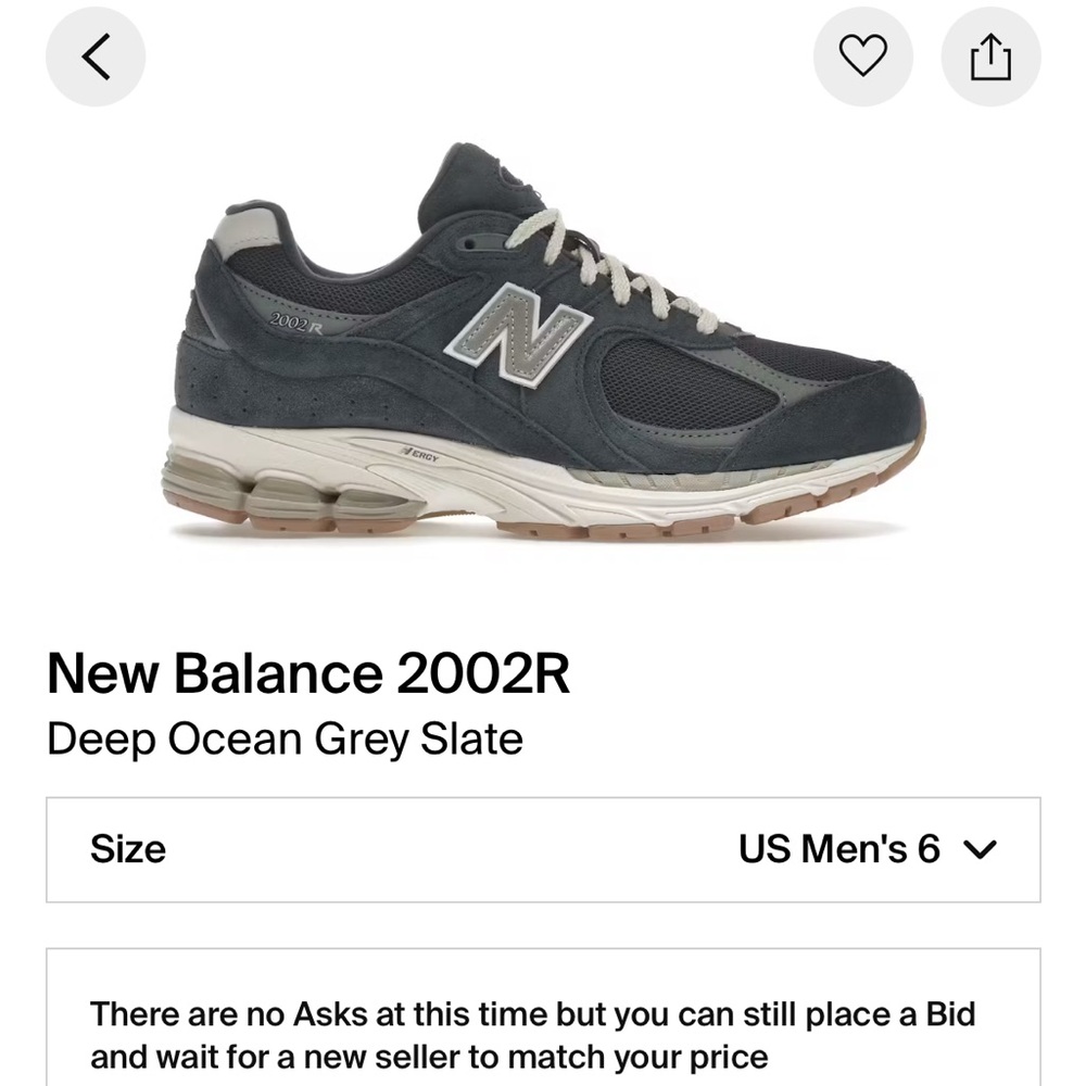 New Balance 2002R Sneakers - Deep Ocean Grey Slate